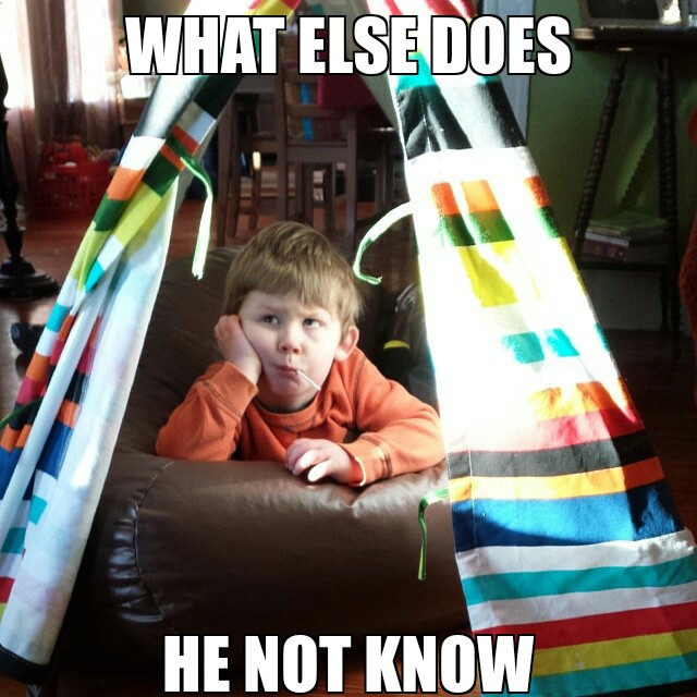 He Already Thinks He’s Smarter Than Me